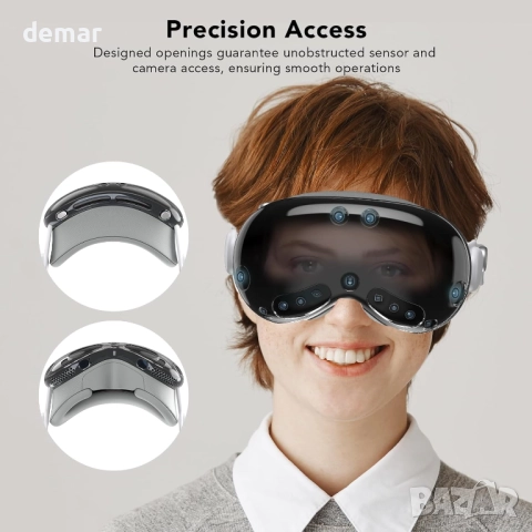 Aimtel защитен калъф за Apple Vision Pro VR Headset, прозрачен, снимка 4 - Аксесоари - 51654675