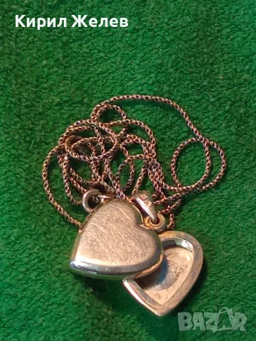 РОМАНТИЧЕН СРЕБЪРЕН ПЕНДАНТ СЪРЧИЦЕ РАМКА За СНИМКИ с ФИНА СРЕБЪРНА ВЕРИЖКА - СРЕБРО 925 ПРОБА 13820, снимка 17 - Колиета, медальони, синджири - 49866142