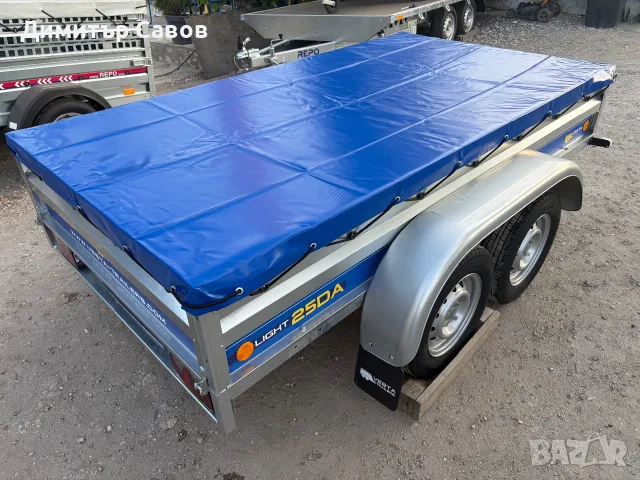 Туристическо ремарке VESTA LIGHT 25DA с плосък брезент, снимка 5 - Ремаркета - 55784466