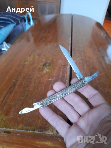 Стар джобен нож,ножче,ножка #160, снимка 4 - Колекции - 52893290