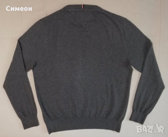 Tommy Hilfiger оригинален пуловер XS памучен пуловер блуза, снимка 5 - Пуловери - 34292777