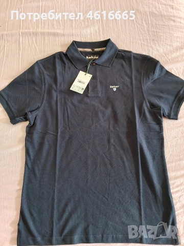 мъжка тениска с яка 