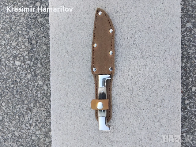 Ръчно изработен нож на Тодор Лалев , снимка 6 - Ножове - 53655611