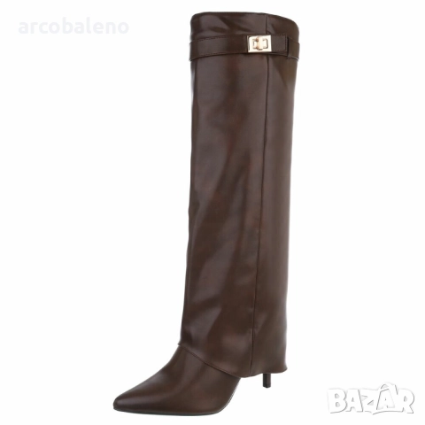 Дамски ботуши на висок ток, 2цвята , снимка 7 - Дамски ботуши - 51528024