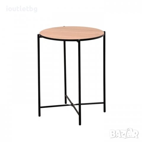 Kesper Стилна масичка с обръщащ се плот с 2 лица, 51х43см, Германия, снимка 2 - Маси - 38798814