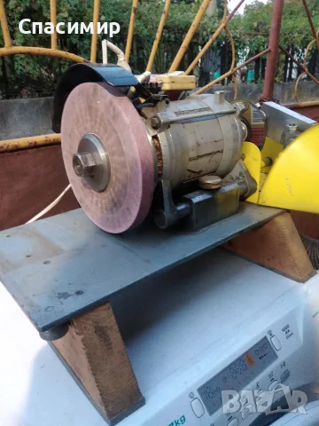 3 в 1 шмиргел, флекс и охлюв. Ел двигател 180 /60 w на 2800 /300 обр направена от мераклия на 220v, снимка 2 - Други машини и части - 56154598