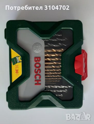 Bosch комплект X-line Titanium свредла и накрайници 30 части, 2607019324, снимка 4 - Куфари с инструменти - 34016234