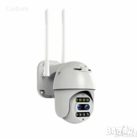 Двойна WiFi безжична IP камера 2MP FULL-HD1080P с цветно нощно виждане, снимка 6 - IP камери - 48056185