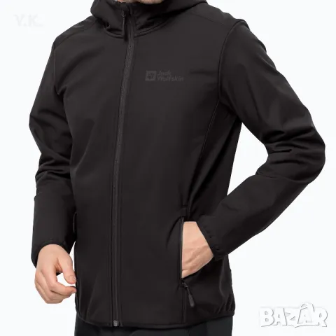 Оригинално мъжко SoftShell яке Jack Wolfskin Bornberg Hoody, снимка 7 - Якета - 47494920