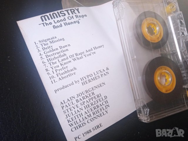 Ministry – The Land Of Rape And Honey - аудио касета, снимка 2 - Аудио касети - 44244039