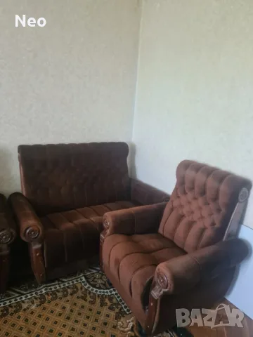 Комплект холни мебели, снимка 3 - Дивани и мека мебел - 55973407