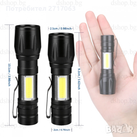 Мини LED Фенер, снимка 4 - Къмпинг осветление - 36262618