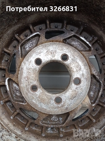 джанти алуминий 14 Х 7J made in USA, снимка 3 - Гуми и джанти - 53685355