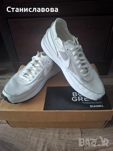 Nike waffle One Shoes White , снимка 2 - Маратонки - 53322885