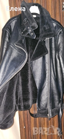 Кожено якето за зима , снимка 2 - Якета - 52669133