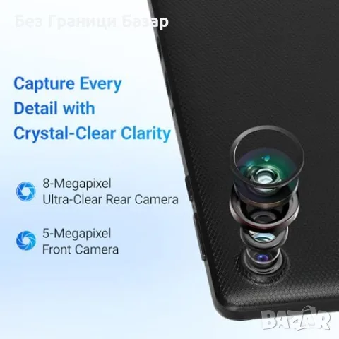 Нов Таблет Gleeso 10" Android 16 24GB RAM 64GB WiFi 6 6000mAh Черен, снимка 6 - Таблети - 55955117