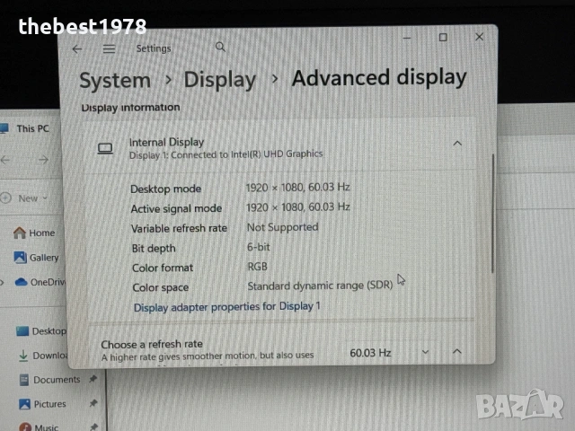 15.6 Dell 5590`i7-10510U/16GB RAM/512GB SSD/Nvidia MX250/FHD IPS/Бат 6, снимка 10 - Лаптопи за игри - 53081384