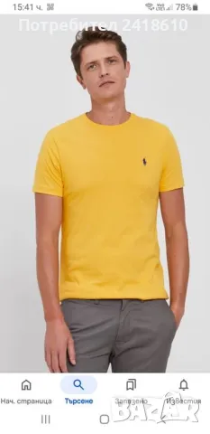 POLO Ralph Lauren Cotton Custom Slim Fit Mens Size М НОВО! ОРИГИНАЛ! Мъжка Тениска!, снимка 2 - Тениски - 50169845