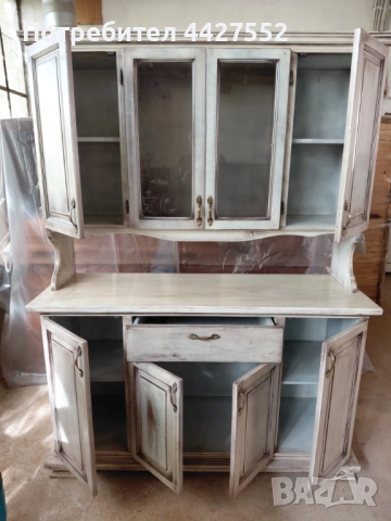 Кухненски шкаф и трапезна маса комплект, снимка 2 - Кухни - 52120609