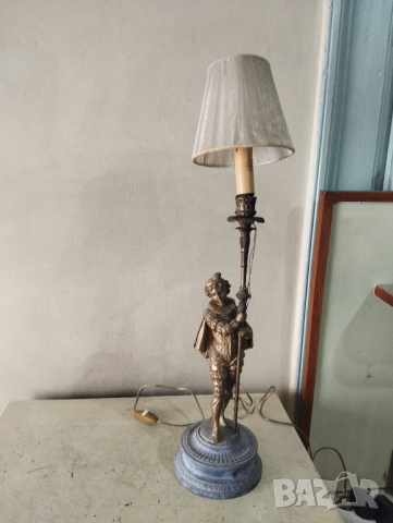 Стара настолна лампа арт деко, снимка 2 - Настолни лампи - 44822127
