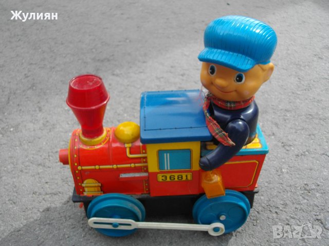 СТАРА ЛАМАРИНЕНА МЕХАНИЧНА ИГРАЧКА JAPAN 