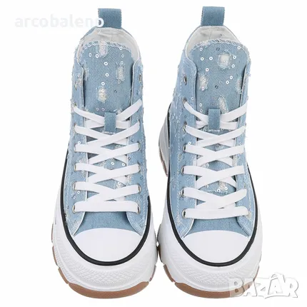 Дамски високи кецове, 4цвята , снимка 8 - Кецове - 45595793