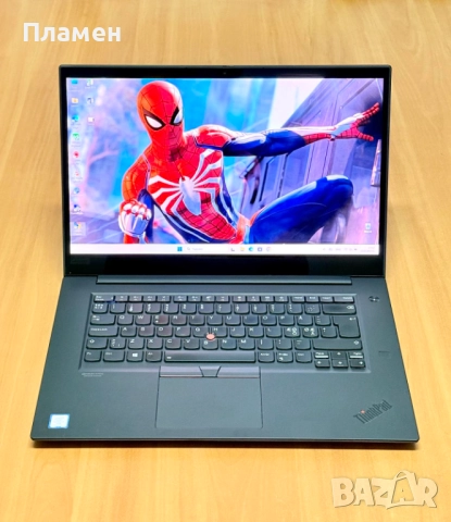 15.6" 4K OLED Touch/i7-9850H/16GB DDR4/256GB SSD/Lenovo X1 Extreme 2, снимка 2 - Лаптопи за работа - 52886252