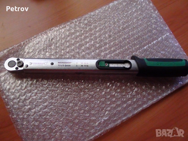 STAHLWILLE MANOSKOP 721/5 Quick - MADE IN GERMANY - 3/8" PROFI Динамометричен Ключ 6 - 50 Nm !!!!!!!