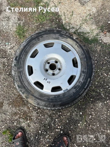 1 брой патерица / алуминиевa джантa с гумa за АУДИ audi a8 d2 2002г 225/60/16 - 5 x 112 / 16 цола ai, снимка 3 - Гуми и джанти - 52028495