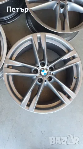ОРИГИНАЛНИ АЛУМИНИЕВИ ДЖАНТИ ЗА БМВ DOUBLE SPOKE STYLE 373- 5-6 -А СЕРИА 5Х120Х72.6-20 цола, снимка 4 - Гуми и джанти - 56128972