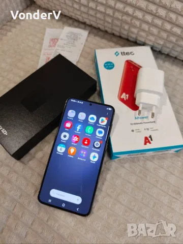 Samsung Galaxy S23+ 512GB ОТЛИЧЕН комплект с powerbank смартфон телефон, снимка 2 - Samsung - 55942495