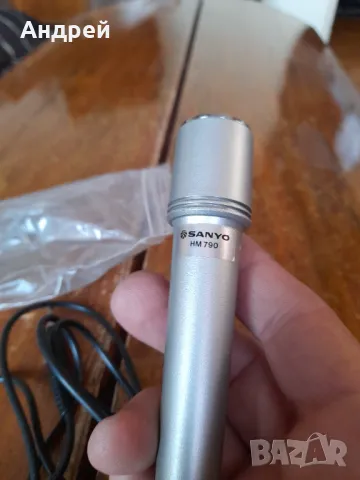 Стар микрофон SANYO #3, снимка 3 - Други ценни предмети - 48559161