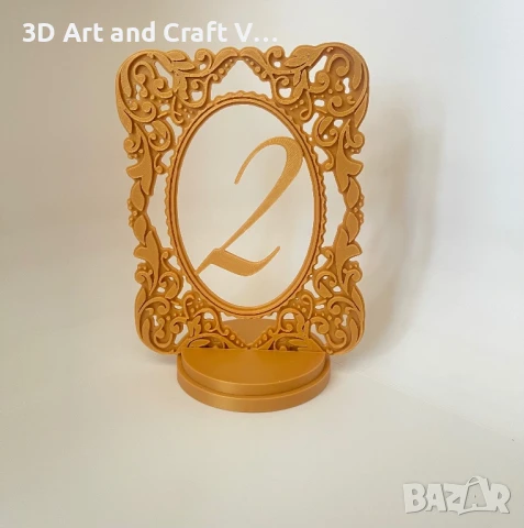 Табелки с номера на маси, снимка 2 - Сватбени аксесоари - 50766197