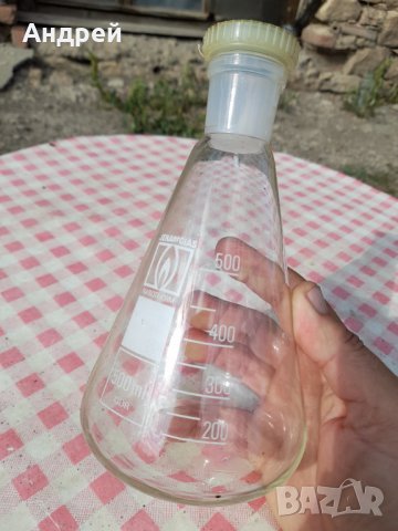 Стара колба Jenaglas 500, снимка 4 - Други ценни предмети - 33950924