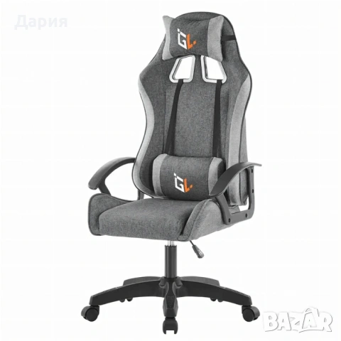 Ергономичен геймърски офис стол с лумбална и шийна опора – комфорт за игра и работа , снимка 8 - Столове - 53050430