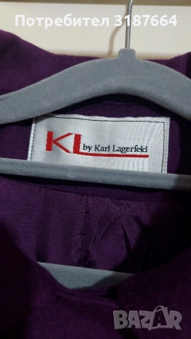 Karl lagerfeld вълна и кашмир , снимка 3 - Палта, манта - 52344020