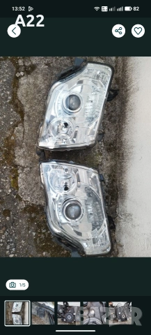 Фар ляв Митсубиши Паджеро Mitsubishi Pajero 2006 -2012, снимка 2 - Части - 53507618