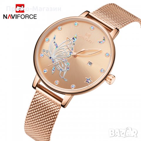 Дамски часовник NAVIFORCE Rose Gold/Silver 5011 RGRG. , снимка 4 - Дамски - 34724285