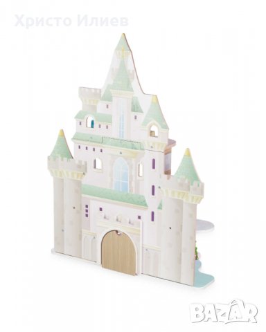 Голяма дървена къща за кукли Disney Замък на Принцесите Нов, снимка 2 - Кукли - 39404482