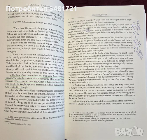 The First Crusade. The Chronicle of Fulcher of Chartres & and Other Source Materials, снимка 9 - История, политика и общество - 55817656
