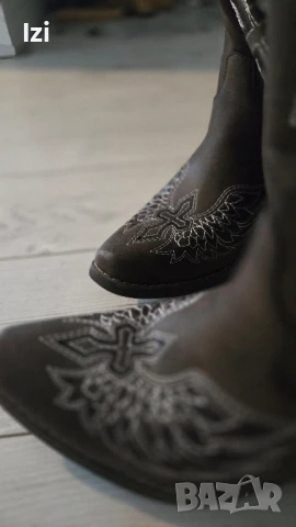 Каубойски ботуши, снимка 3 - Дамски ботуши - 50863218