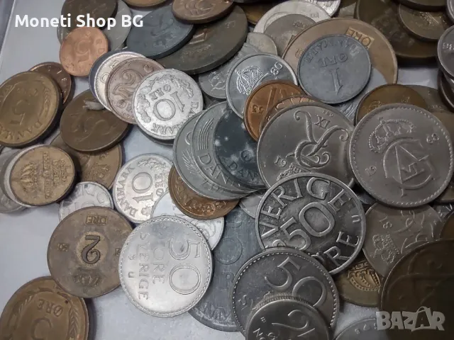 Над 120 бр. монети ОРЕ- Швеция и Дания, снимка 3 - Нумизматика и бонистика - 48840910