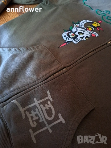 Суичър Ed Hardy L, снимка 14 - Суичъри - 53064342