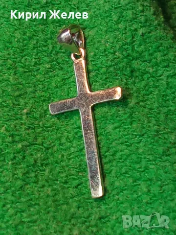 СТИЛЕН СРЕБЪРЕН КРЪСТ РОДИРАНО СРЕБРО S925 ПРОБА НАГРЪДНО КРЪСТЧЕ 36516, снимка 12 - Колиета, медальони, синджири - 48953867