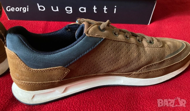 Bugatti Ross Cognac 42 Мъжки Обувки, снимка 5 - Маратонки - 53582528