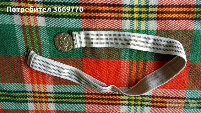 Офицерски колан параден БНА, снимка 4 - Антикварни и старинни предмети - 49890444