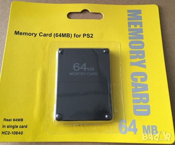 Мемори Карта за Playstation 2 128MB 64MB PS2 Карта Памет за Плейстейшън 2, снимка 2 - Аксесоари - 41405537