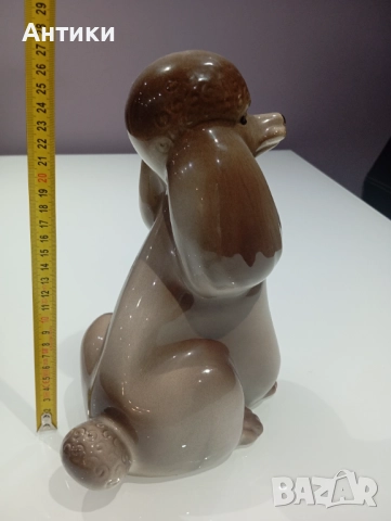 Порцеланов Пудел маркиран огромен , снимка 3 - Колекции - 52497136