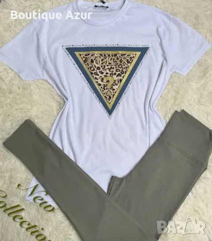 дамски комплекти тениска и клин , снимка 9 - Комплекти - 50332258