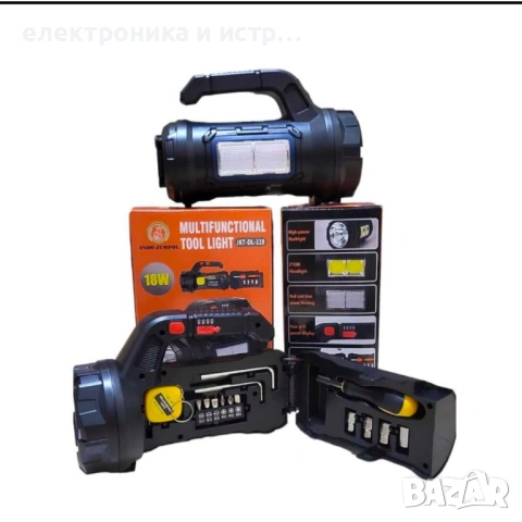 17 в 1 Многофункционален 18W LED фенер с вграден комплект инструменти , снимка 2 - Други инструменти - 53242102
